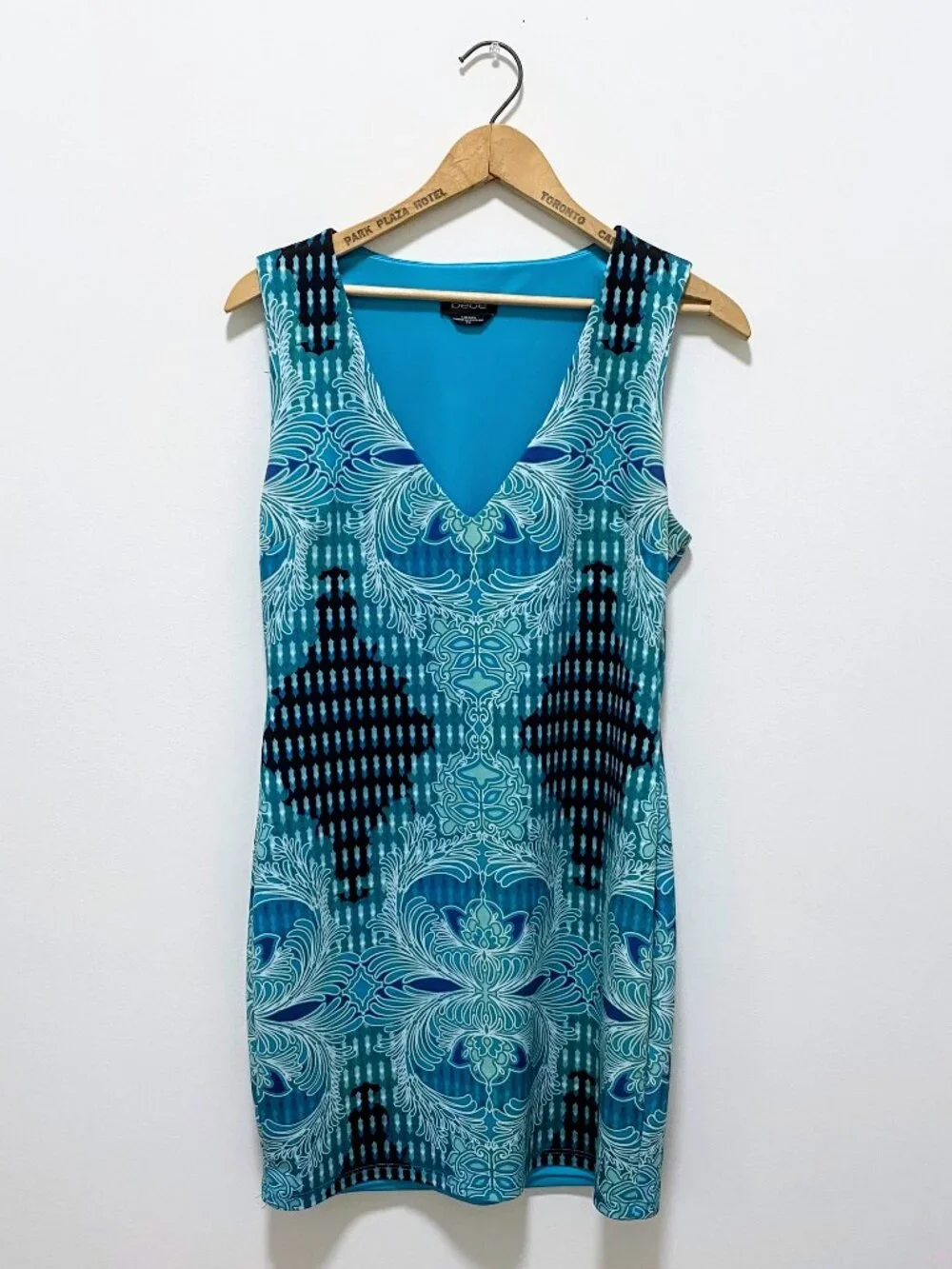 Vintage Bebe Bodycon Mini Dress / Y2K / Made in USA - Picture 10 of 10